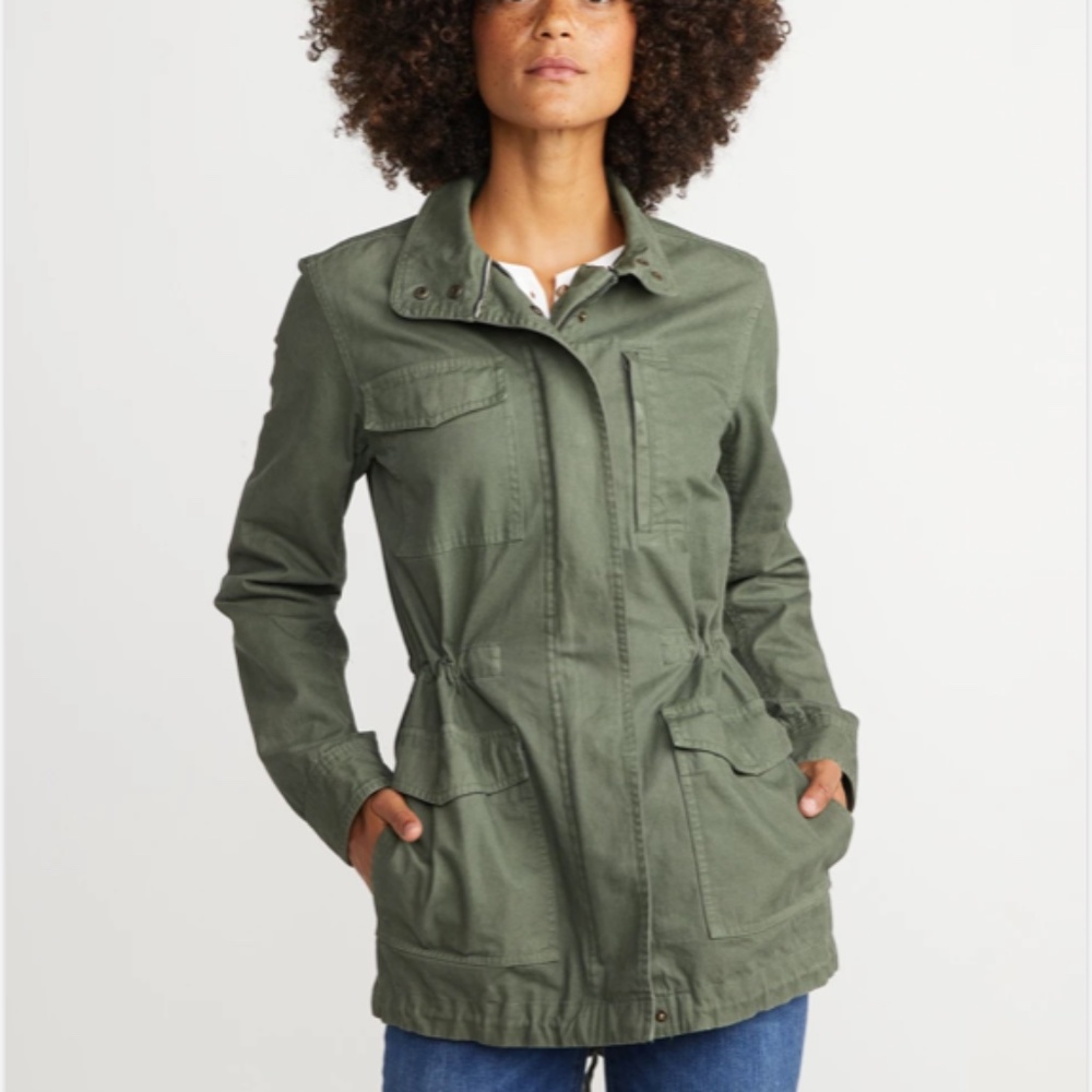 Marine Layer Rotterham Utility Jacket (Faded Olive) in S